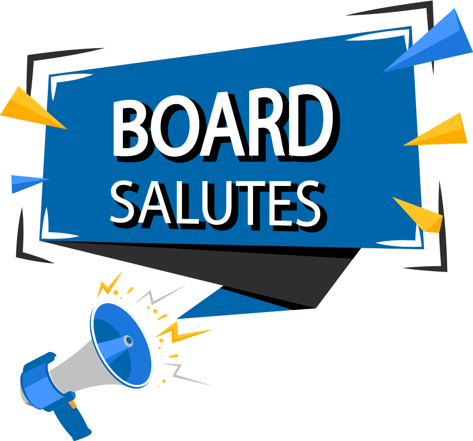 Board Salutes